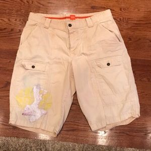 Hugo Boss khaki shorts